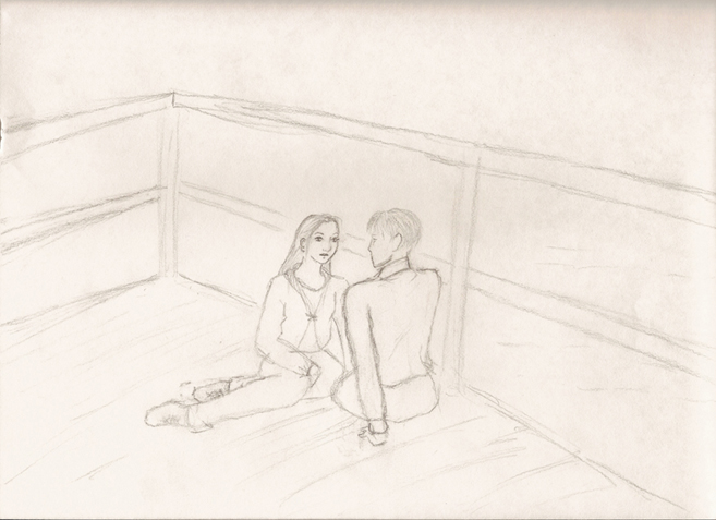 Draco and Ginny at the Dock.