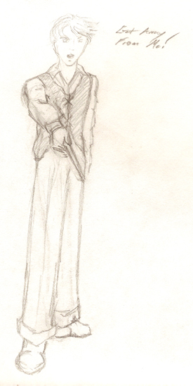 Draco Stands Up To Fenrir.